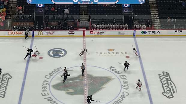 Girls hockey Xcel Energy Center